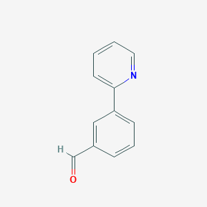 molecular formula C12H9NO B1364574 3-(2-Pyridyl)benzaldehyde CAS No. 85553-53-3