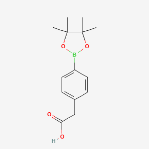 molecular formula C14H19BO4 B1364592 4-(Carboxymethyl)phenylboronic acid pinacol ester CAS No. 797755-07-8