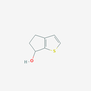 molecular formula C7H8OS B13646213 5,6-Dihydro-4H-cyclopenta[b]thiophen-6-ol 