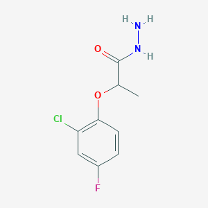 2-(2-Chloro-4-fluorophenoxy)propanohydrazide
