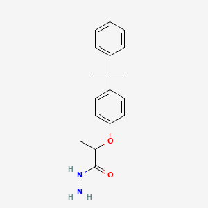 2-[4-(2-Phenylpropan-2-yl)phenoxy]propanehydrazide