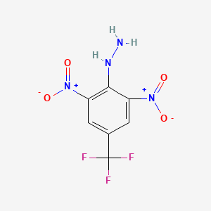 [2,6-Dinitro-4-(trifluoromethyl)phenyl]hydrazine