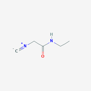 molecular formula C5H8N2O B13646638 N-Ethyl-2-isocyanoacetamide CAS No. 89099-06-9