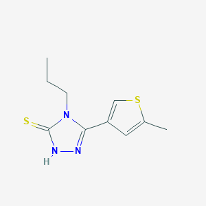 5-(5-methylthien-3-yl)-4-propyl-4H-1,2,4-triazole-3-thiol