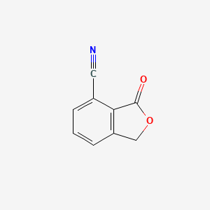 molecular formula C9H5NO2 B13646675 3-Oxo-1,3-dihydroisobenzofuran-4-carbonitrile 