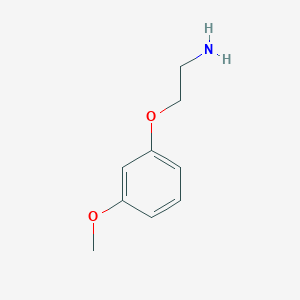 B136468 2-(3-Methoxyphenoxy)ethanamine CAS No. 6487-86-1