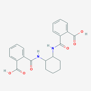 molecular formula C22H22N2O6 B1364680 2-[[2-[(2-Carboxybenzoyl)amino]cyclohexyl]carbamoyl]benzoic acid 