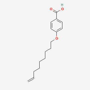 molecular formula C16H22O3 B1364713 Benzoic acid, 4-(8-nonenyloxy)- CAS No. 115595-30-7