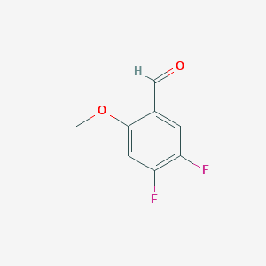 molecular formula C8H6F2O2 B136473 4,5-Difluoro-2-methoxybenzaldehyde CAS No. 145742-34-3