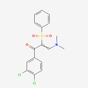1-(3,4-Dichlorophenyl)-3-(dimethylamino)-2-(phenylsulfonyl)-2-propen-1-one