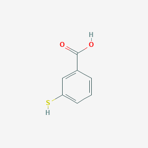 molecular formula C7H6O2S B013648 3-Mercaptobenzoic acid CAS No. 4869-59-4