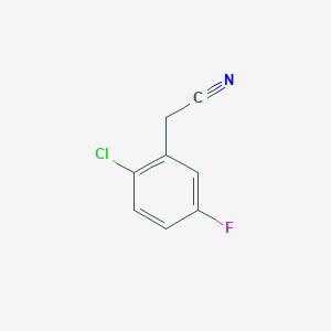 molecular formula C8H5ClFN B1364815 2-Chloro-5-fluorophenylacetonitrile CAS No. 395675-23-7