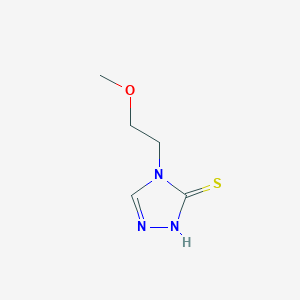 molecular formula C5H9N3OS B1364823 4-(2-methoxyethyl)-4H-1,2,4-triazole-3-thiol CAS No. 76457-78-8