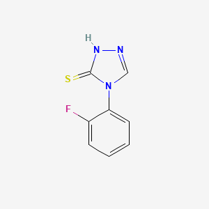 molecular formula C8H6FN3S B1364832 4-(2-fluorophenyl)-4H-1,2,4-triazole-3-thiol CAS No. 52747-56-5