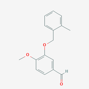 4-Methoxy-3-[(2-methylbenzyl)oxy]benzaldehyde