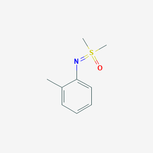 molecular formula C9H13NOS B13648393 Dimethyl[(2-methylphenyl)imino]-lambda6-sulfanone 