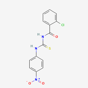 2-chloro-N-[(4-nitrophenyl)carbamothioyl]benzamide