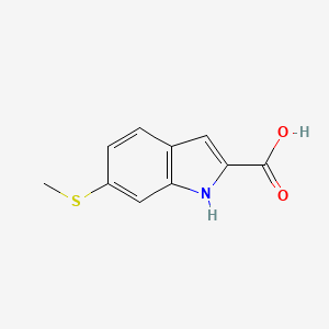 6-(methylsulfanyl)-1H-indole-2-carboxylic acid