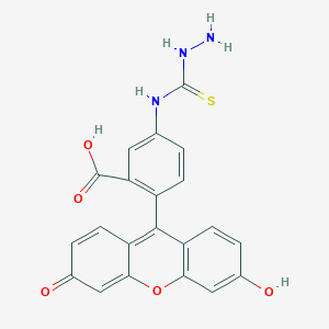 molecular formula C21H15N3O5S B1364854 Fluorescein-5-thiosemicarbazide CAS No. 76863-28-0