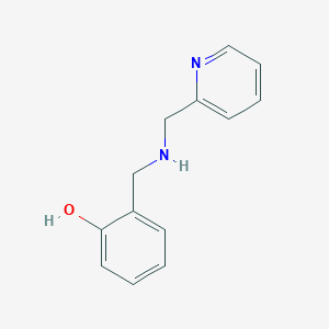 molecular formula C13H14N2O B1364855 2-{[(Pyridin-2-ylmethyl)amino]methyl}phenol CAS No. 63671-68-1