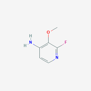 molecular formula C6H7FN2O B13648579 2-Fluoro-3-methoxypyridin-4-amine 