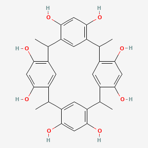 molecular formula C32H32O8 B1364864 C-Methylcalix[4]resorcinarene CAS No. 65338-98-9