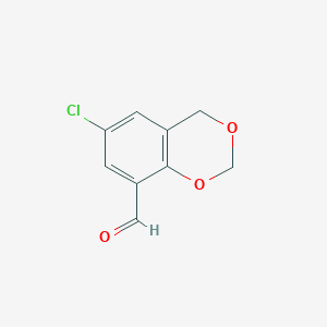 molecular formula C9H7ClO3 B1364872 6-chloro-4H-1,3-benzodioxine-8-carbaldehyde CAS No. 63944-31-0