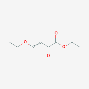 molecular formula C8H12O4 B13648758 Ethyl4-ethoxy-2-oxobut-3-enoate 