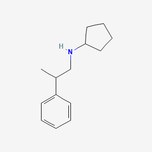 molecular formula C14H21N B1364881 N-(2-phenylpropyl)cyclopentanamine 