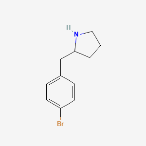 molecular formula C11H14BrN B1364884 2-(4-Bromobenzyl)pyrrolidine CAS No. 383127-68-2