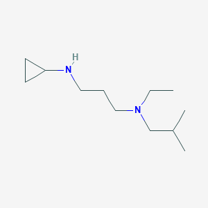 molecular formula C12H26N2 B13649182 n1-Cyclopropyl-n3-ethyl-n3-isobutylpropane-1,3-diamine 