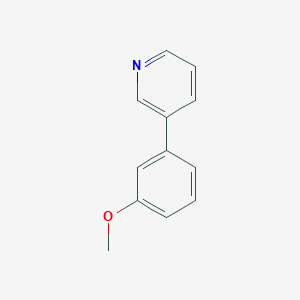 molecular formula C12H11NO B1364921 3-(3-Methoxyphenyl)pyridine CAS No. 4373-67-5