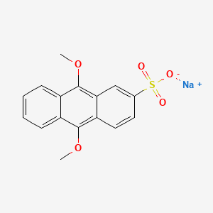 molecular formula C16H13NaO5S B1364925 Sodium 9,10-dimethoxyanthracene-2-sulfonate CAS No. 67580-39-6