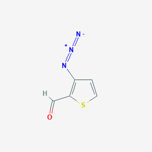 molecular formula C5H3N3OS B1364930 3-Azidothiophene-2-carbaldehyde 