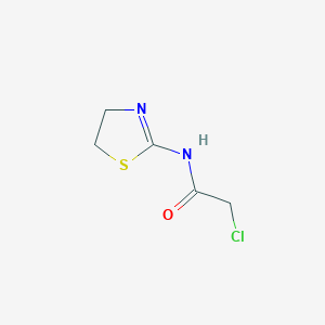 molecular formula C5H7ClN2OS B1364931 2-chloro-N-(4,5-dihydro-1,3-thiazol-2-yl)acetamide CAS No. 80650-47-1