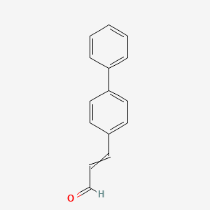molecular formula C15H12O B13649330 3-(4-phenylphenyl)prop-2-enal 