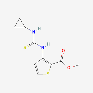 Methyl 3-(cyclopropylcarbamothioylamino)thiophene-2-carboxylate