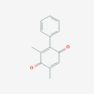 molecular formula C14H12O2 B13649354 4,6-Dimethyl-[1,1'-biphenyl]-2,5-dione 