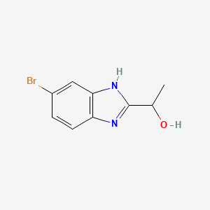 molecular formula C9H9BrN2O B1364937 1-(5-bromo-1H-benzimidazol-2-yl)ethanol CAS No. 540516-29-8