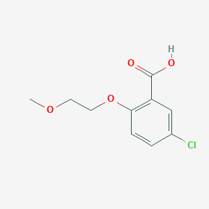 molecular formula C10H11ClO4 B1364945 5-chloro-2-(2-methoxyethoxy)benzoic Acid CAS No. 62176-27-6