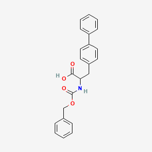 molecular formula C23H21NO4 B13649465 Cbz-4-Biphenyl-L-alanine 