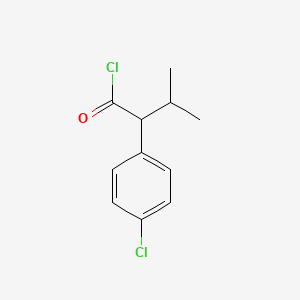 molecular formula C11H12Cl2O B1364947 2-(4-氯苯基)-3-甲基丁酰氯 CAS No. 51631-50-6