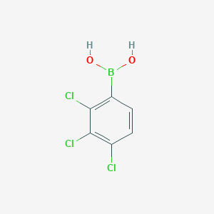 molecular formula C6H4BCl3O2 B1364955 2,3,4-三氯苯硼酸 CAS No. 352530-21-3
