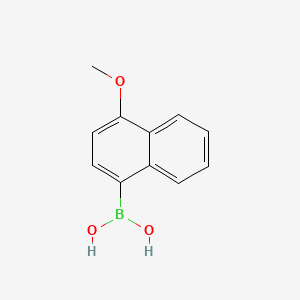molecular formula C11H11BO3 B1364960 (4-甲氧基萘-1-基)硼酸 CAS No. 219834-95-4