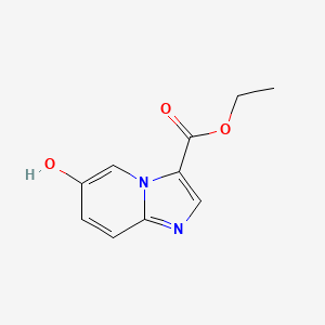 molecular formula C10H10N2O3 B13649610 Ethyl 6-hydroxyimidazo[1,2-a]pyridine-3-carboxylate 