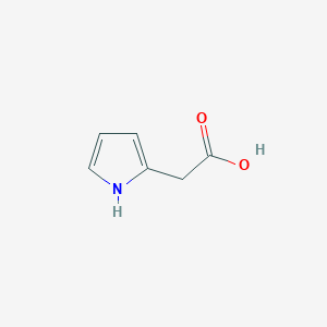 molecular formula C6H7NO2 B1364968 2-(1H-pyrrol-2-yl)acetic Acid CAS No. 79673-53-3