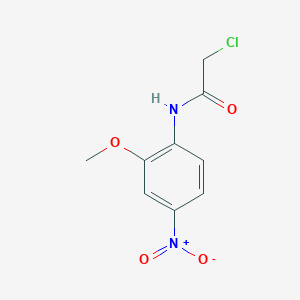 molecular formula C9H9ClN2O4 B1364986 2-氯-N-(2-甲氧基-4-硝基苯基)乙酰胺 CAS No. 67291-72-9