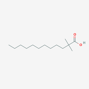molecular formula C14H28O2 B1364991 2,2-dimethyldodecanoic Acid CAS No. 2874-73-9