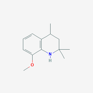 molecular formula C13H19NO B1364992 8-Methoxy-2,2,4-trimethyl-1,2,3,4-tetrahydroquinoline CAS No. 18339-46-3