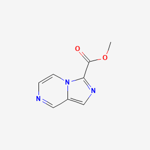 molecular formula C8H7N3O2 B13649922 Methyl imidazo[1,5-a]pyrazine-3-carboxylate 